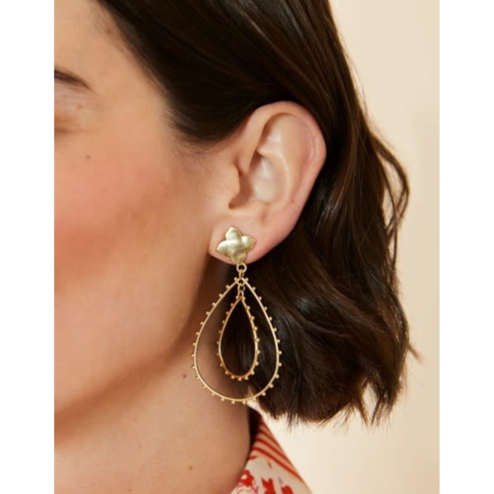 Spartina Richmond Hill Teardrop Earrings Gold