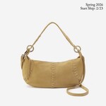 HOBO Opal Mini Suede Leather Shoulder Bag in Twilight Fern