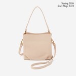 HOBO Starr Pebbled Leather Convertible Shoulder Bag in Stonewash