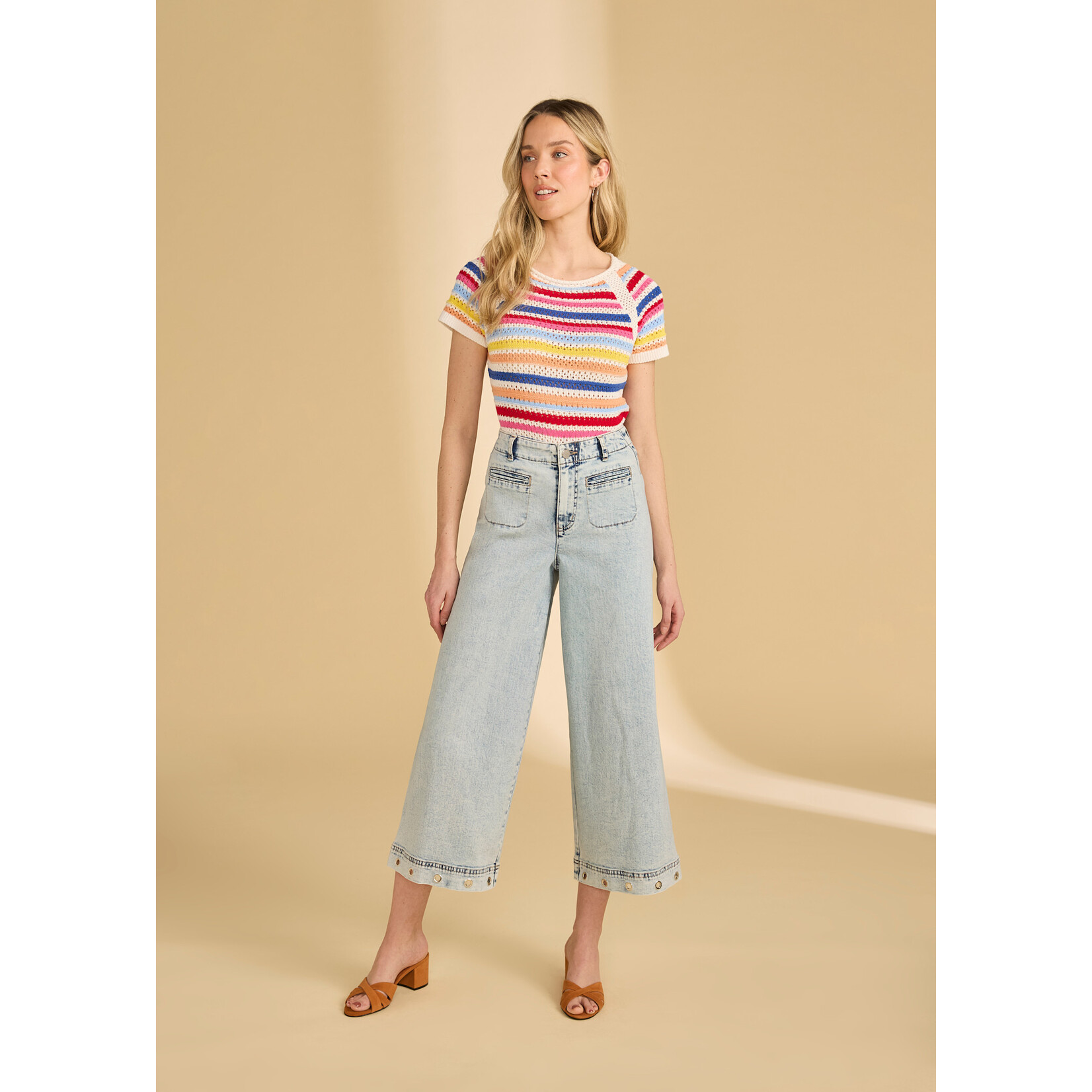 FDJ Suzanne Wide Crop in Ocean