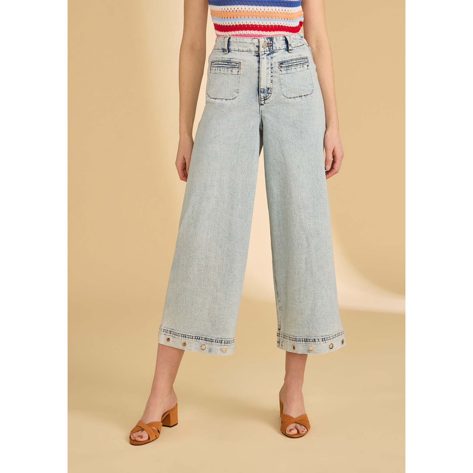 FDJ Suzanne Wide Crop in Ocean