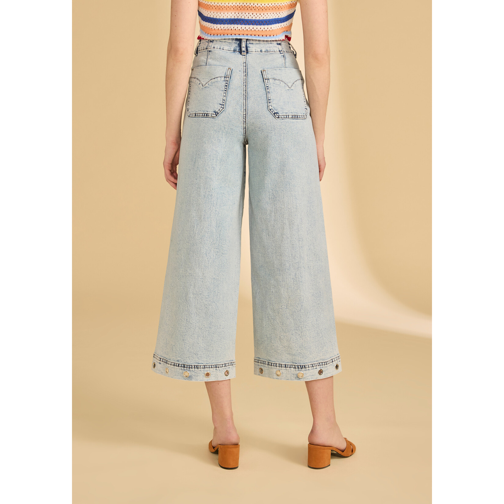 FDJ Suzanne Wide Crop in Ocean