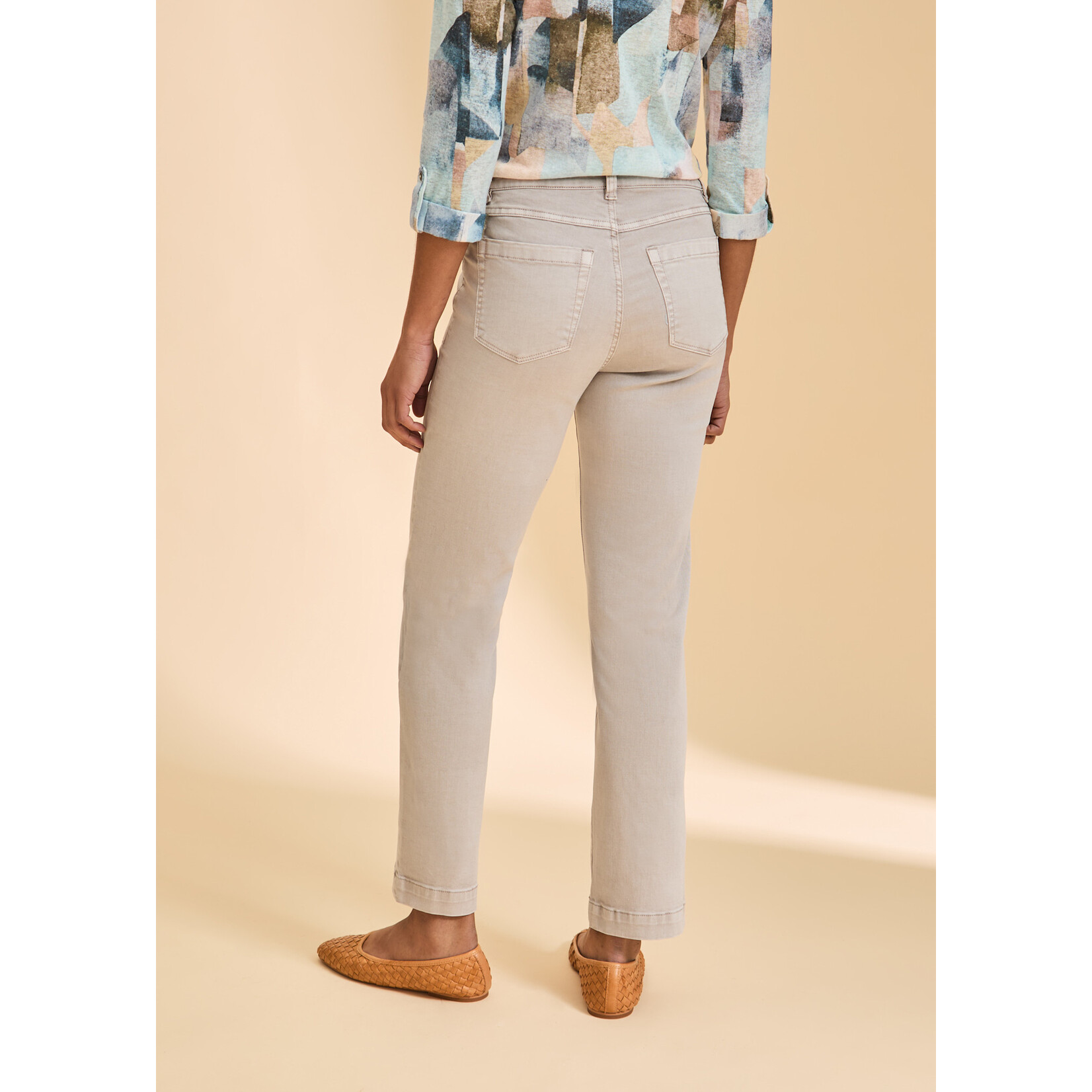 FDJ Olivia Straight Ankle in Grey