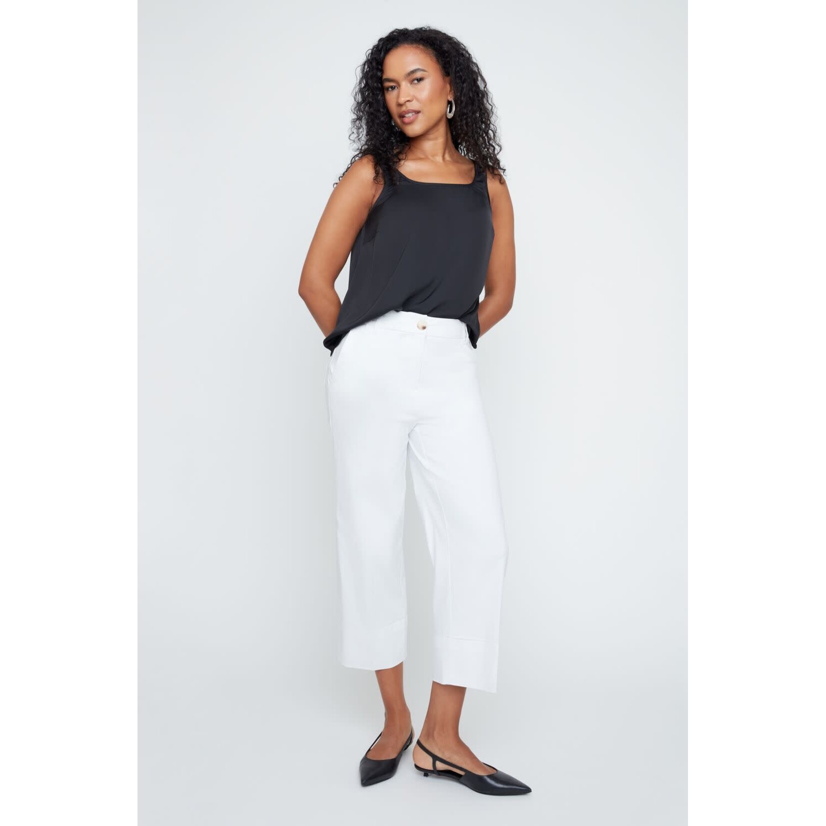 Woven Pant in White