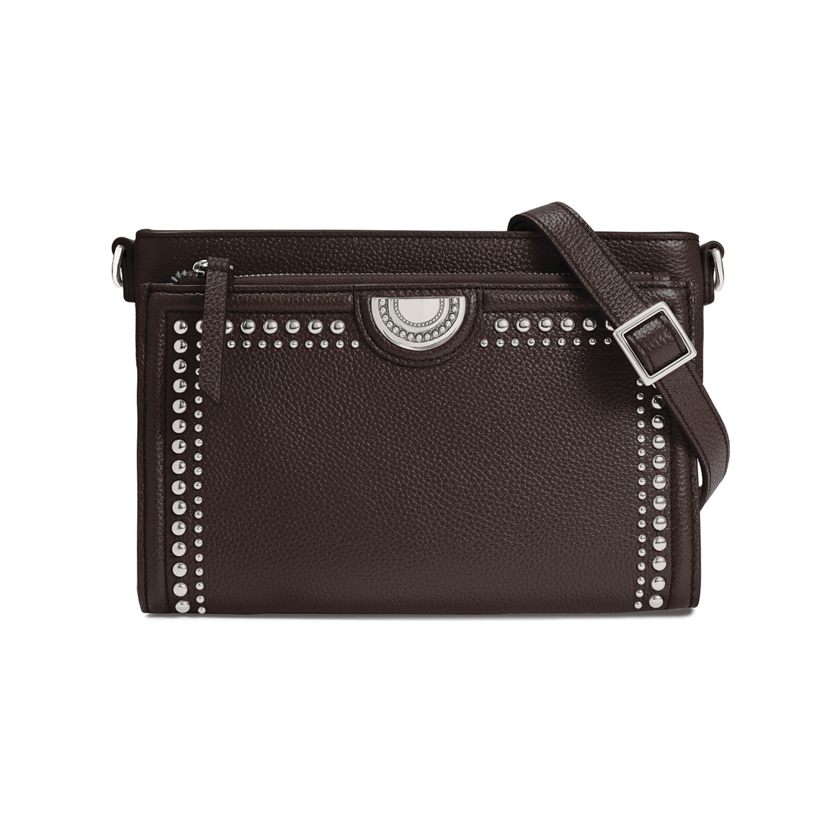 Brighton Jordyn Crossbody Organizer in Cocoa