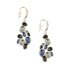 Origin Jewelry Satori Coral Earrings in Silver/Blue
