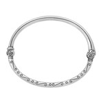 Brighton Silver Charming Hinged Bangle