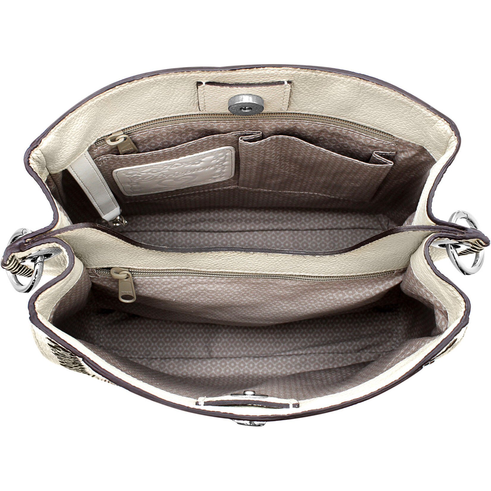 Brighton Georgia Convertible Hobo White