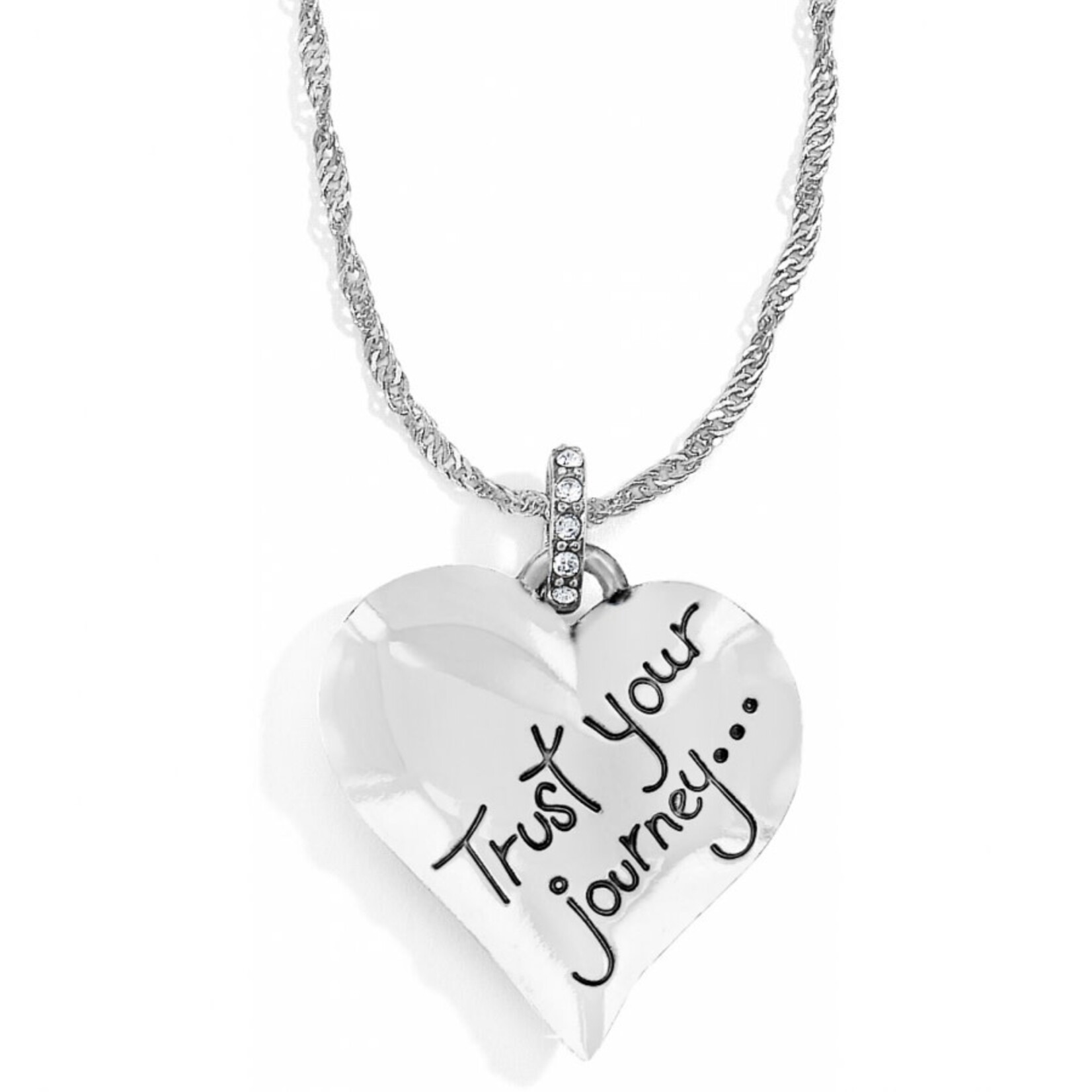 Brighton Trust Your Journey Sky Heart Necklace