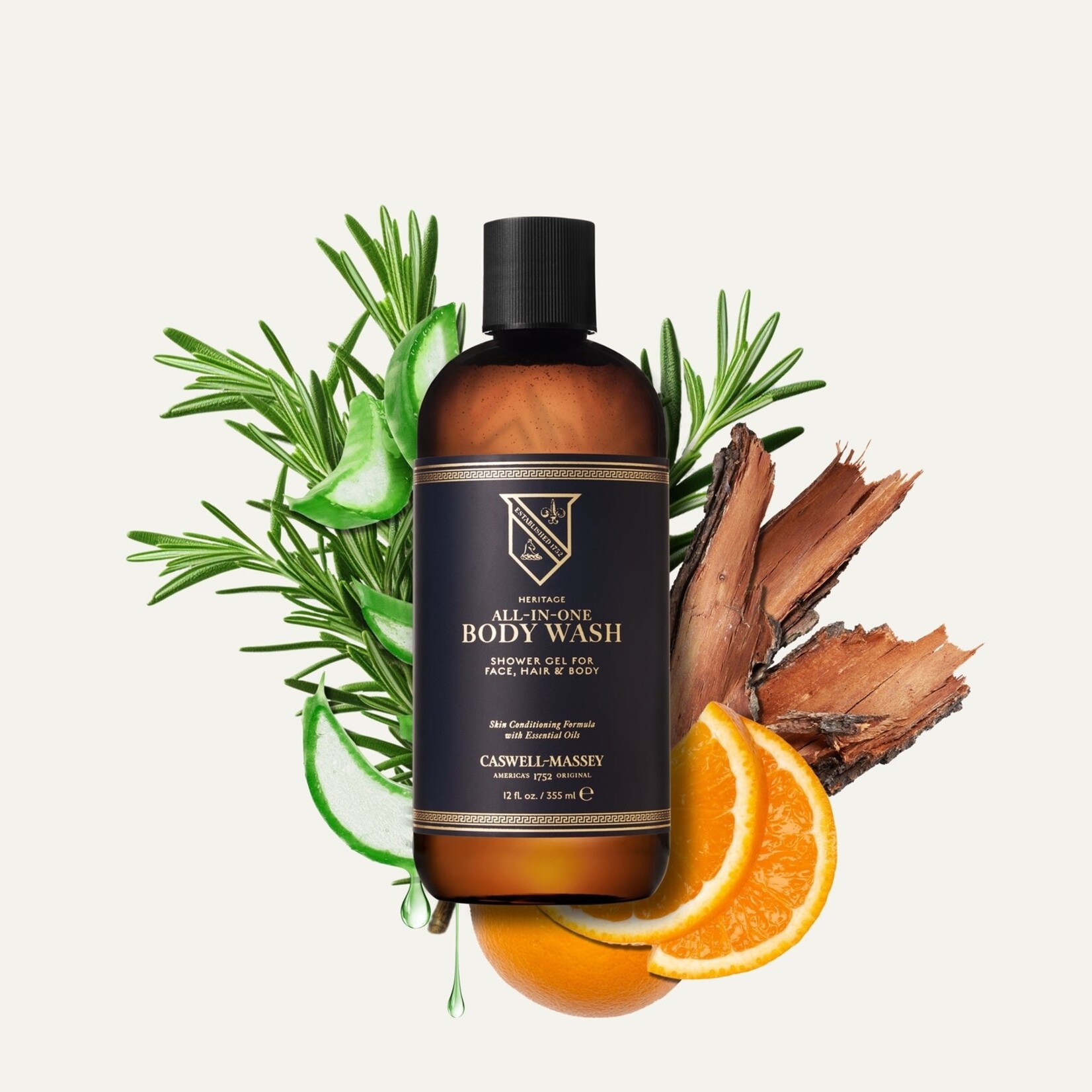 Caswell-Massey All-in-One Body Wash 12 oz