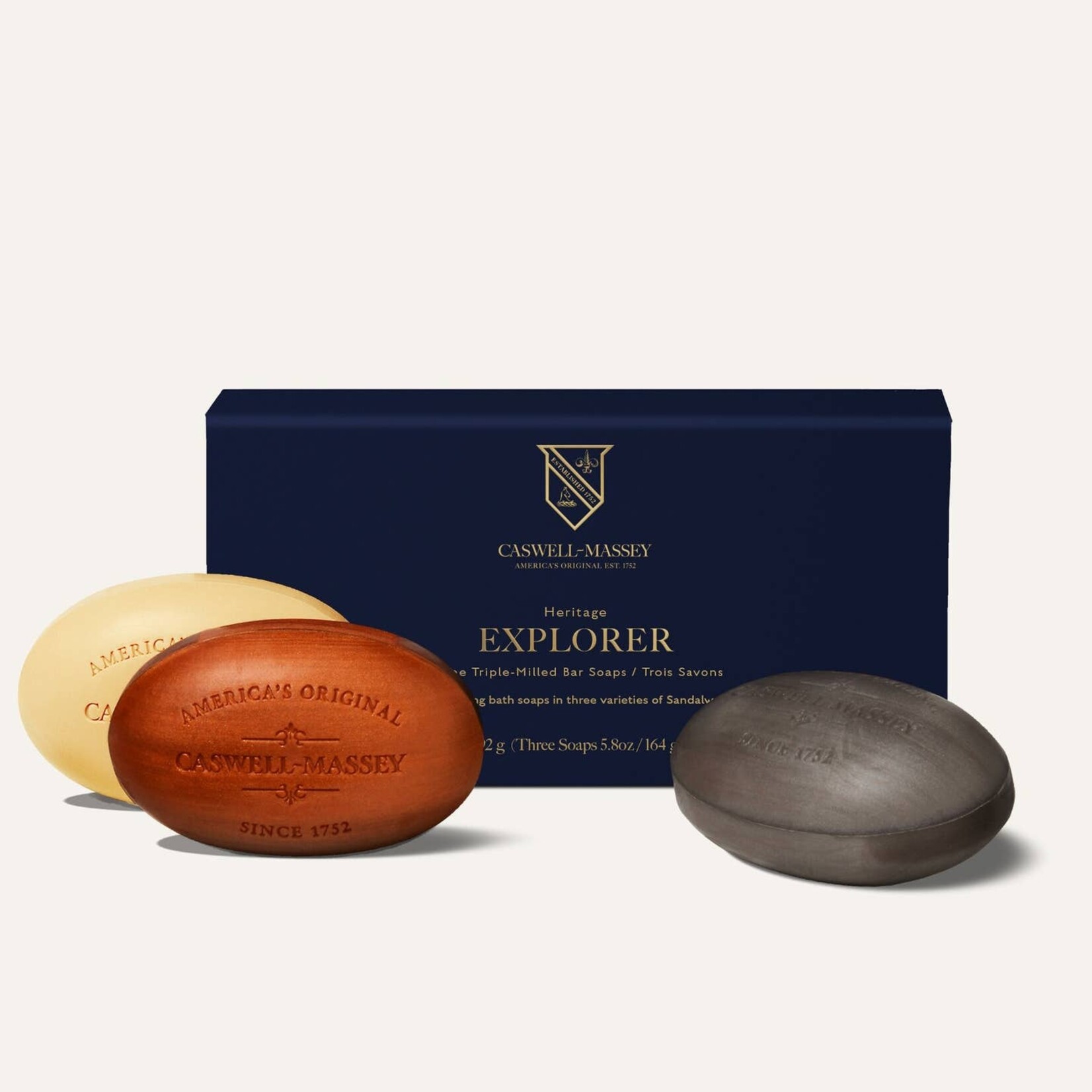 Caswell-Massey Sandalwood Explorer Soap Set