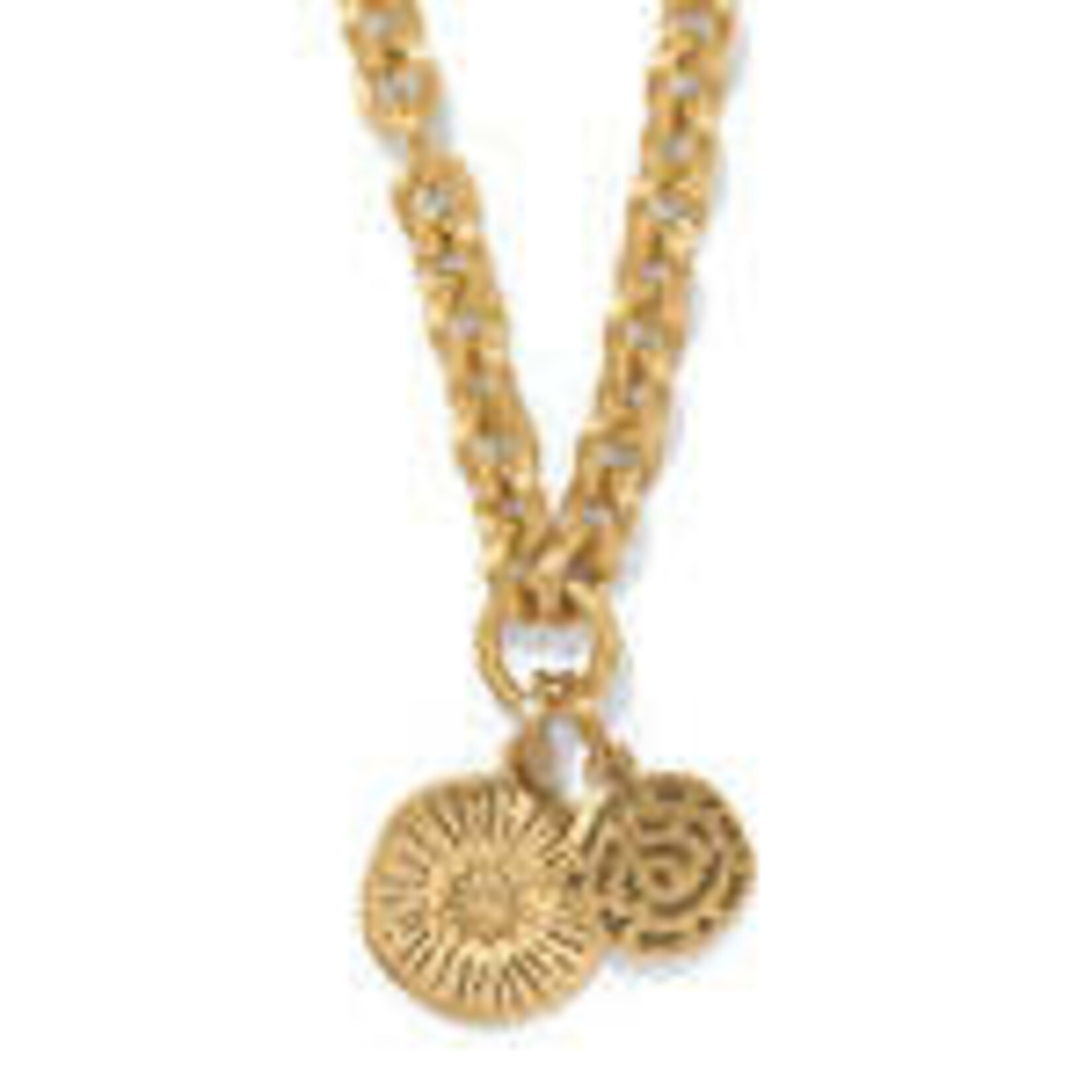 Brighton Token Lavish Link Charm Necklace
