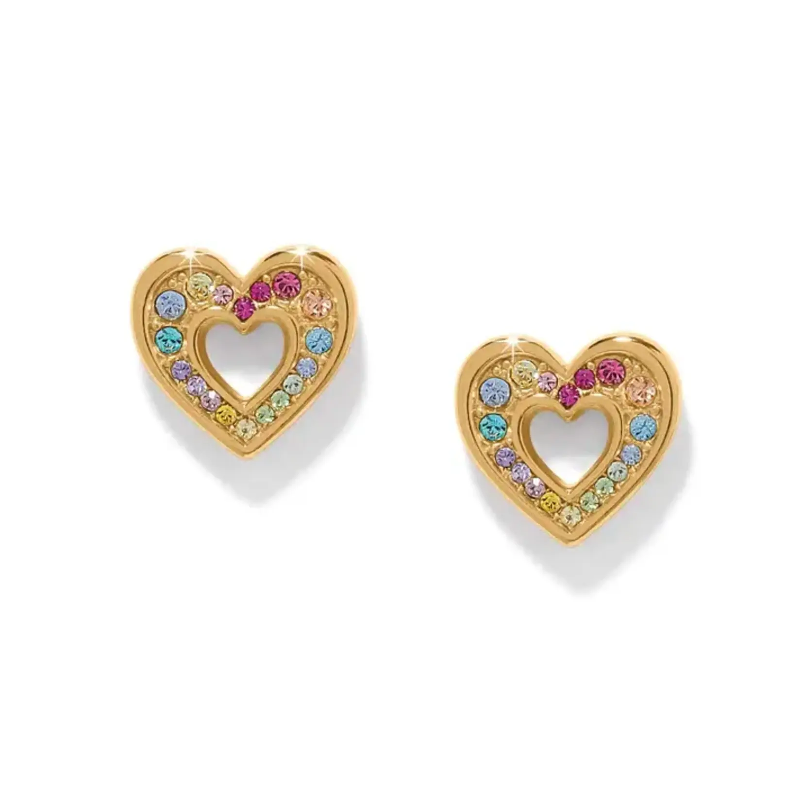 Brighton Enchanting Gem Heart Earrings