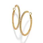 Brighton Meridian Thin Large Hoop Earrings