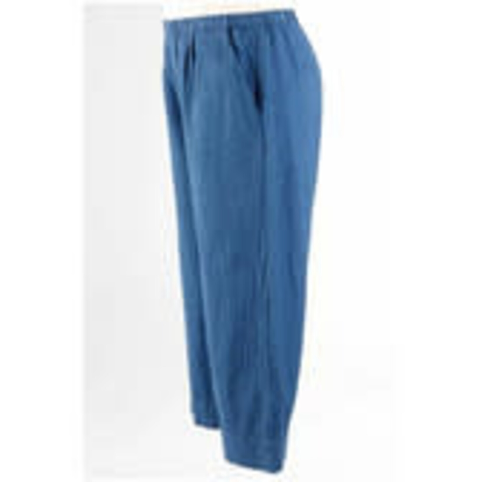 Pleated Crop Pant in Atlantic