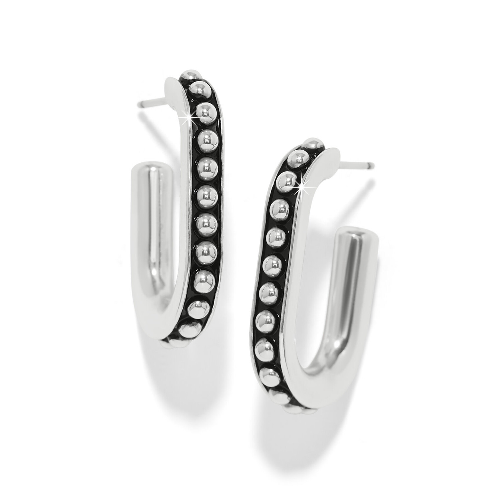 Brighton Pretty Tough Link Hoop Earrings