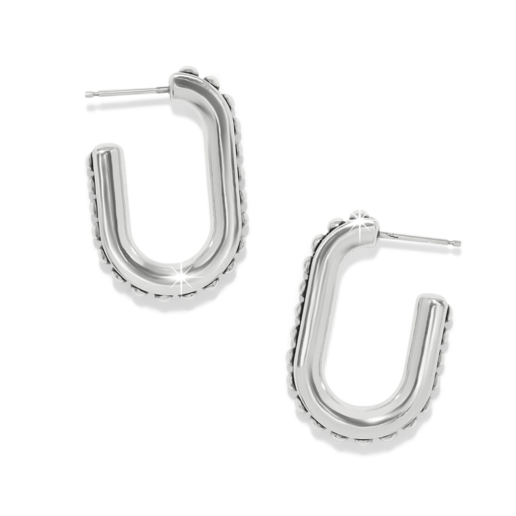 Brighton Pretty Tough Link Hoop Earrings