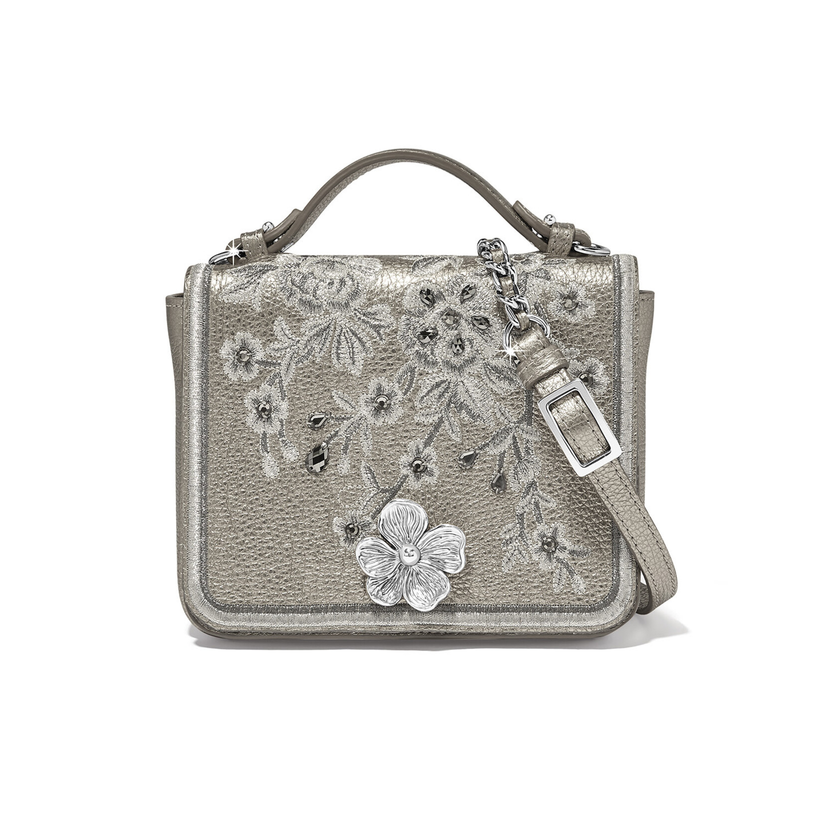 Brighton Everbloom Shimmer Essie Flap Bag