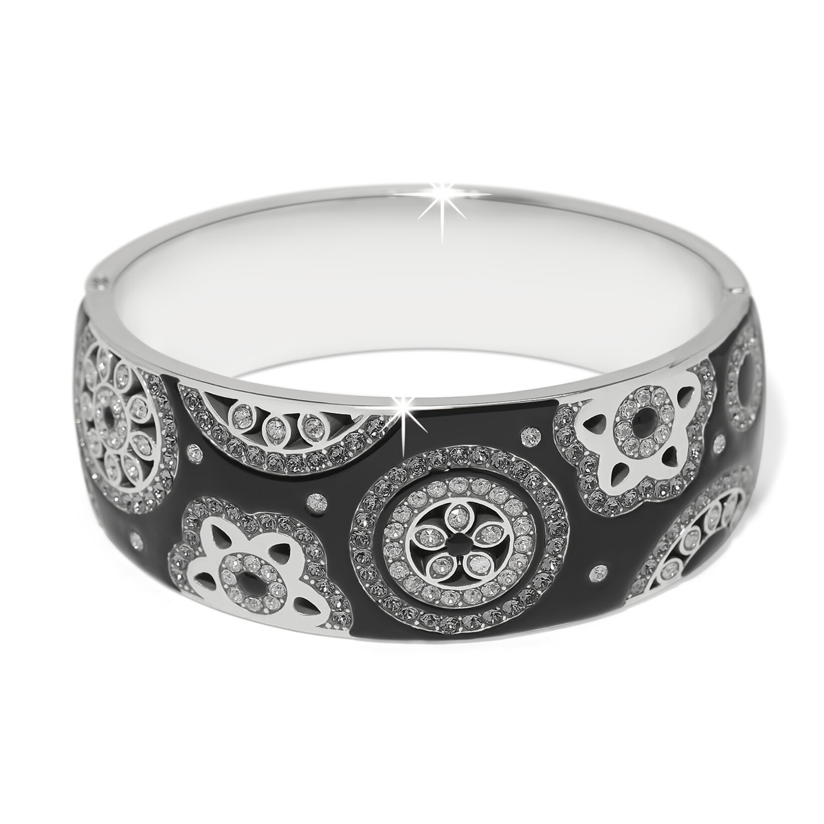 Brighton Flora Wide Hinged Bangle Bracelet
