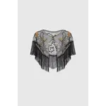Babeyond 1920s Beaded Sequin Floral Shawl