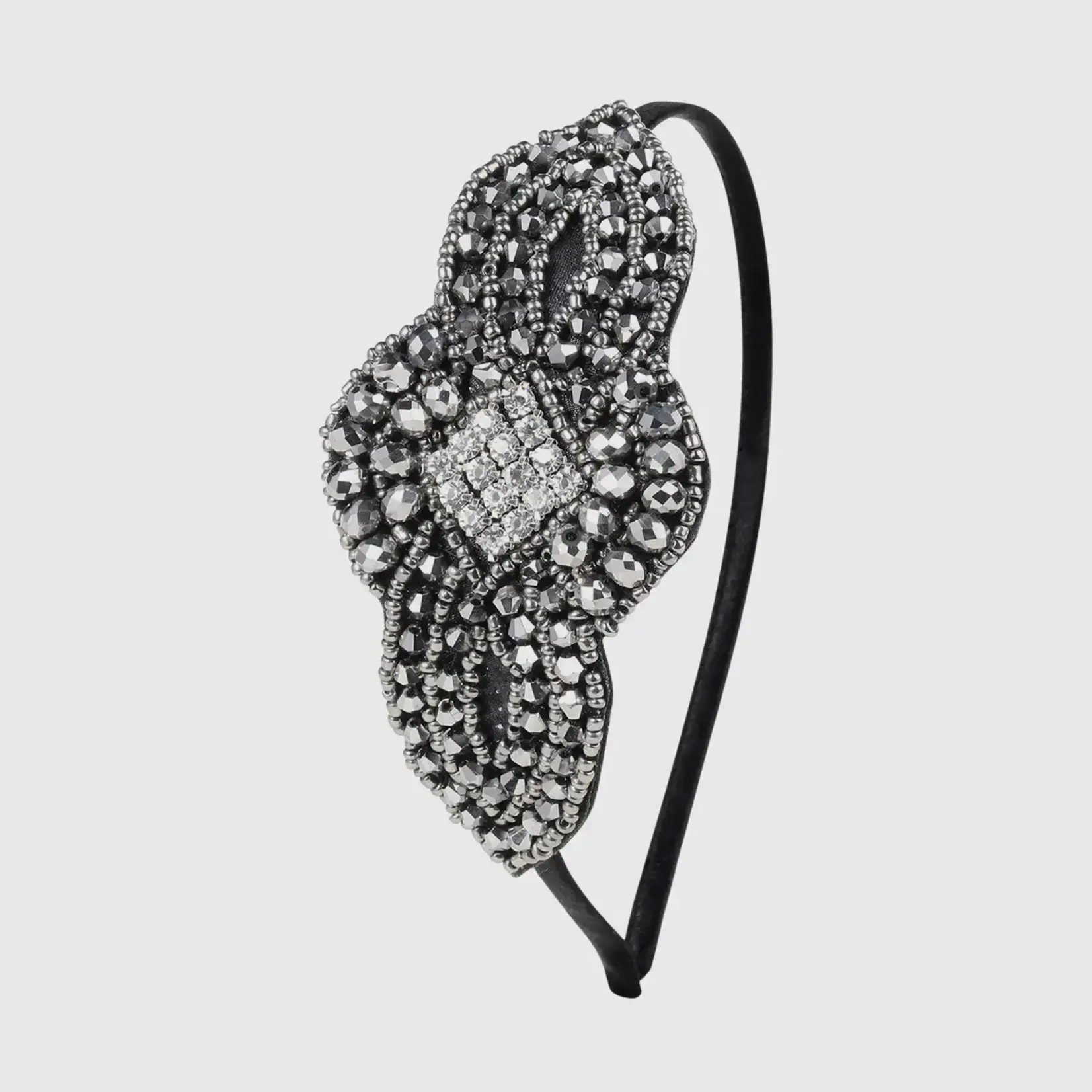 Babeyond Embellished Rhinestone Beaded Headband