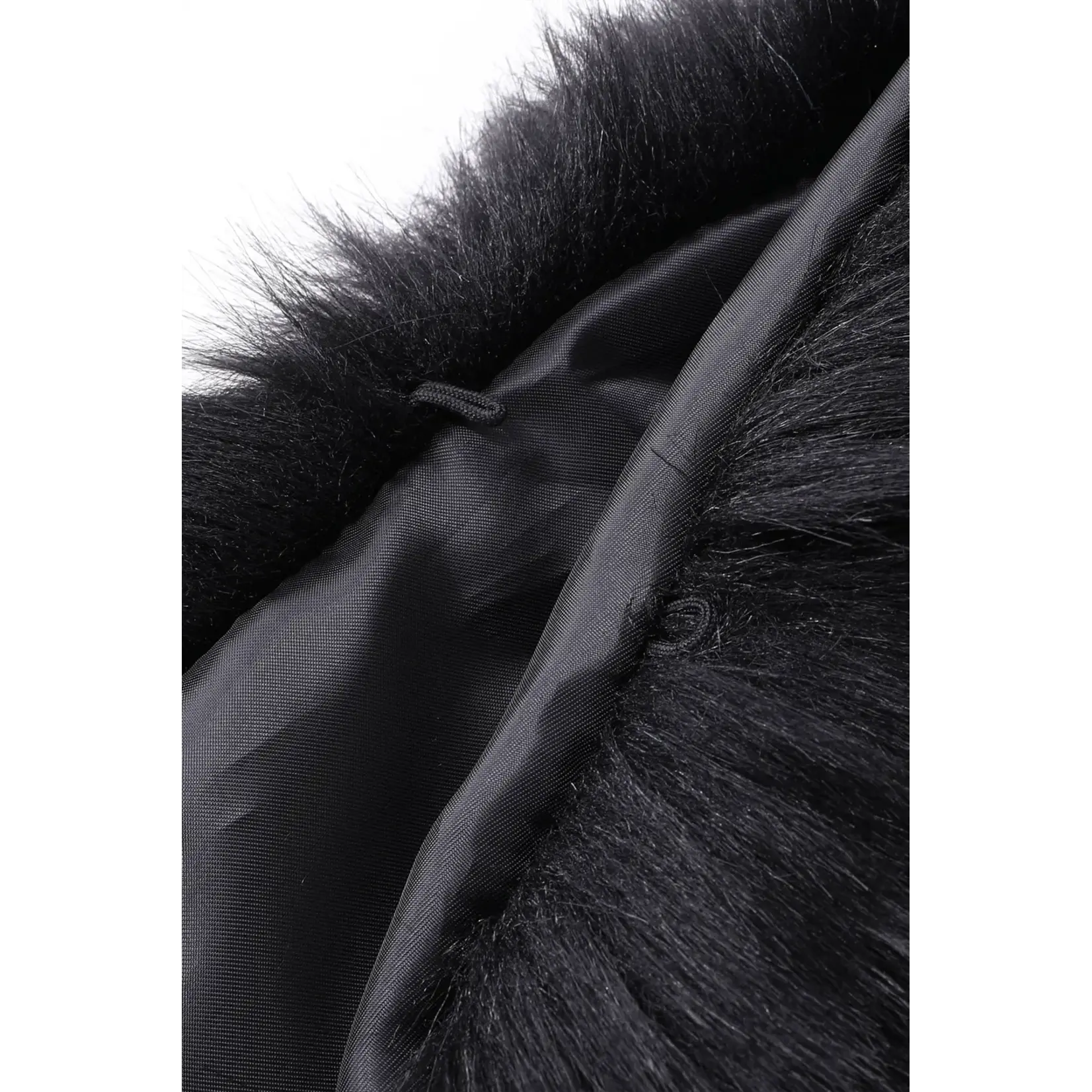 Babeyond Faux Fur Wrap Evening Cape Blk