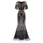 Babeyond Mermaid Beaded Maxi Dress