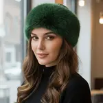 Sensibling Elegant Faux Fur Headband Earmuff Green