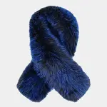 Sensibling Plush Faux Fur Winter Scarf Blue
