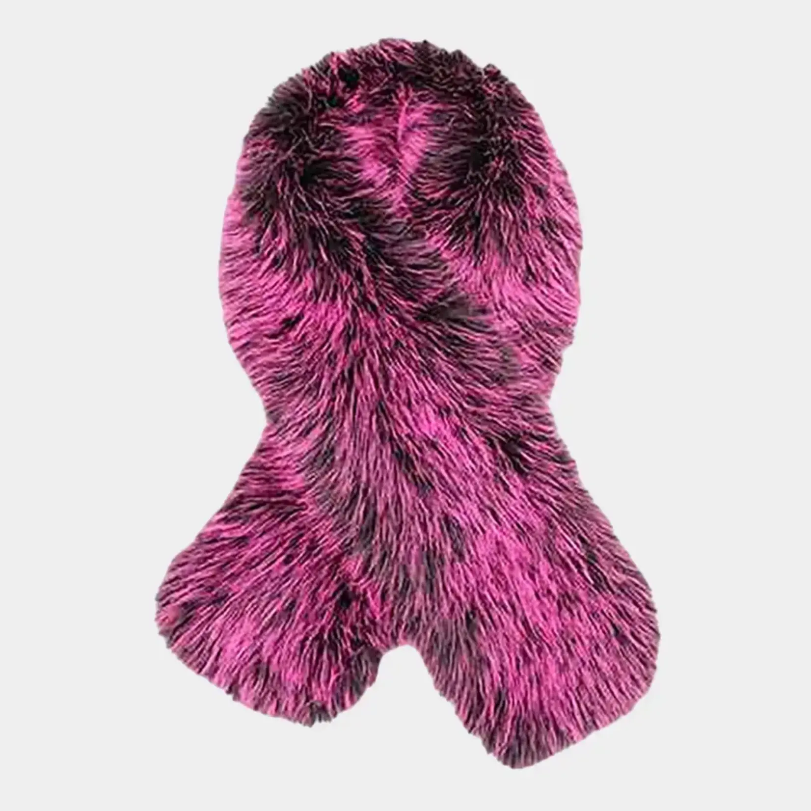 Sensibling Plush  Faux Fur Winter Scarf DkPink