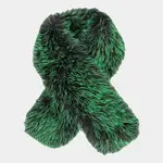 Sensibling Plush  Faux Fur Winter Scarf Green