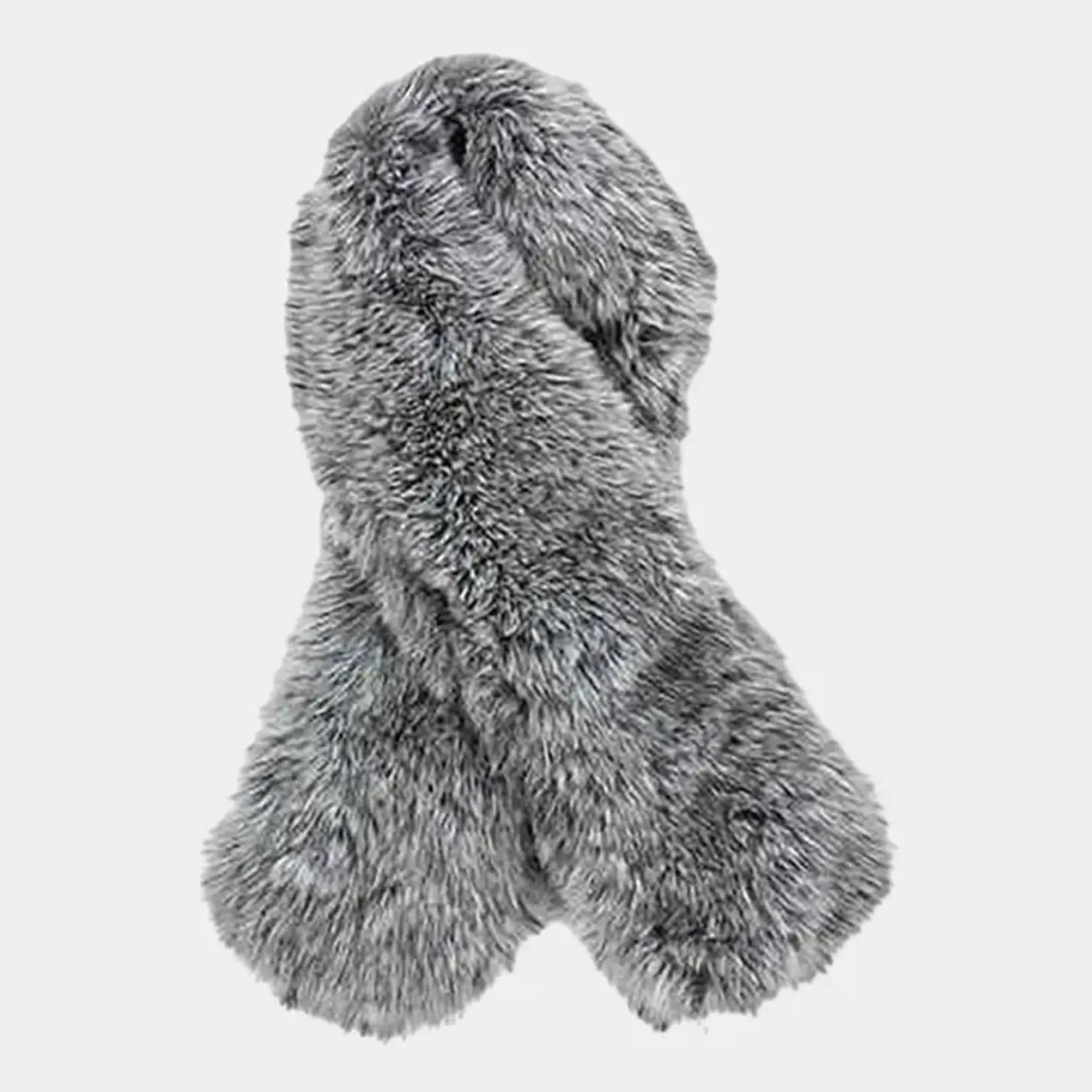 Sensibling Plush  Faux Fur Winter Scarf White