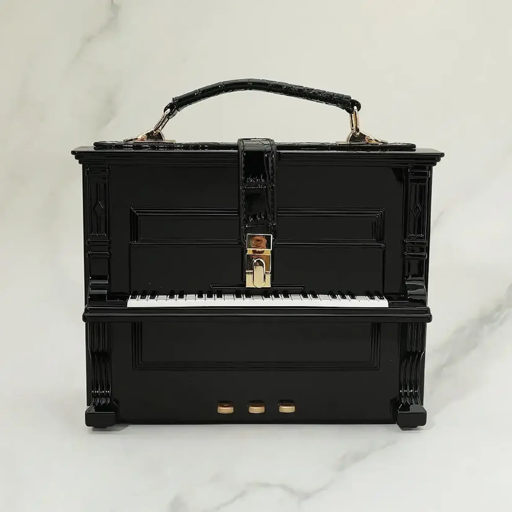 Sensibling Piano Shaped Structured Crossbody Handbag