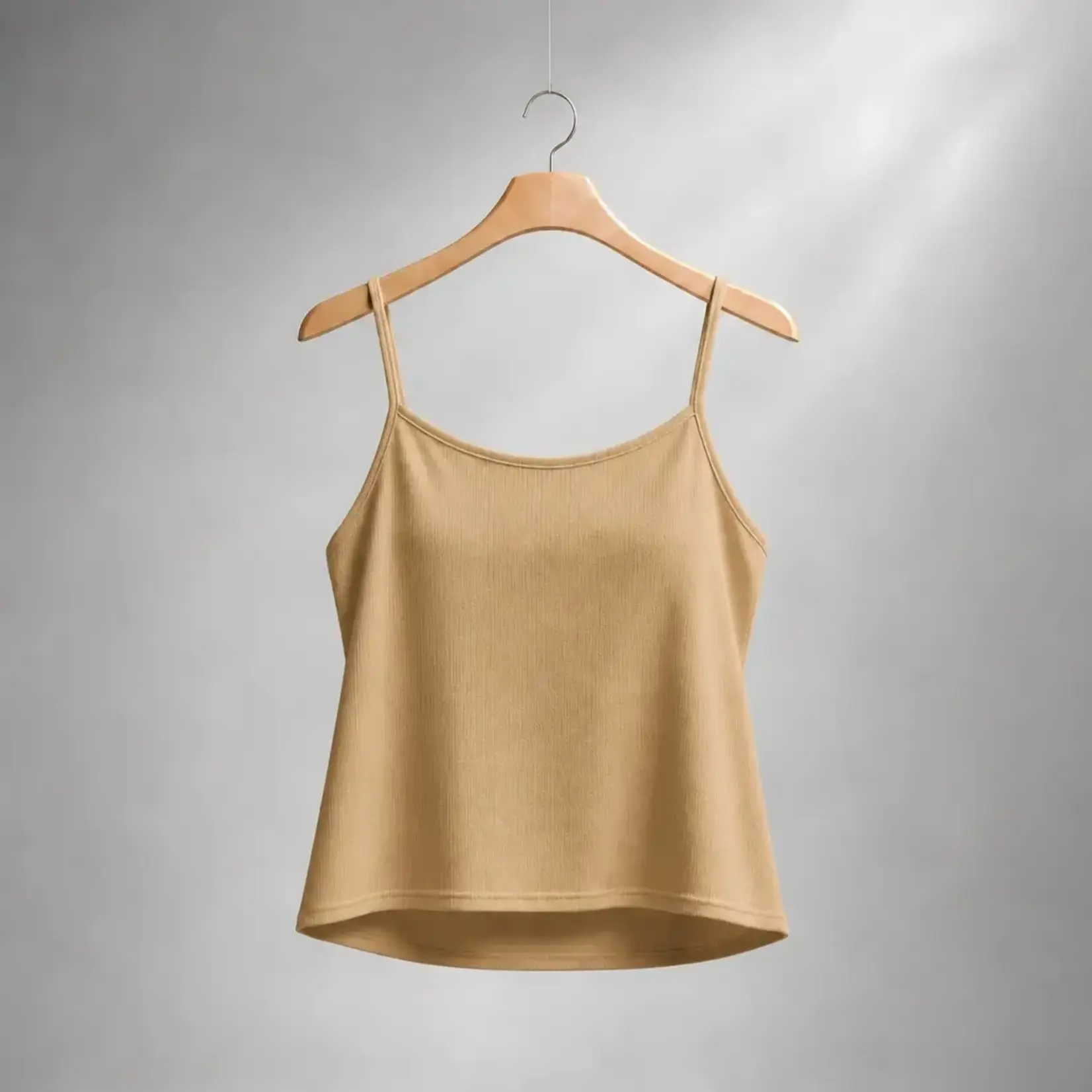 Ellyndale Diamond Mesh Long Sleeve Top with Matching Camisole (Mocha)