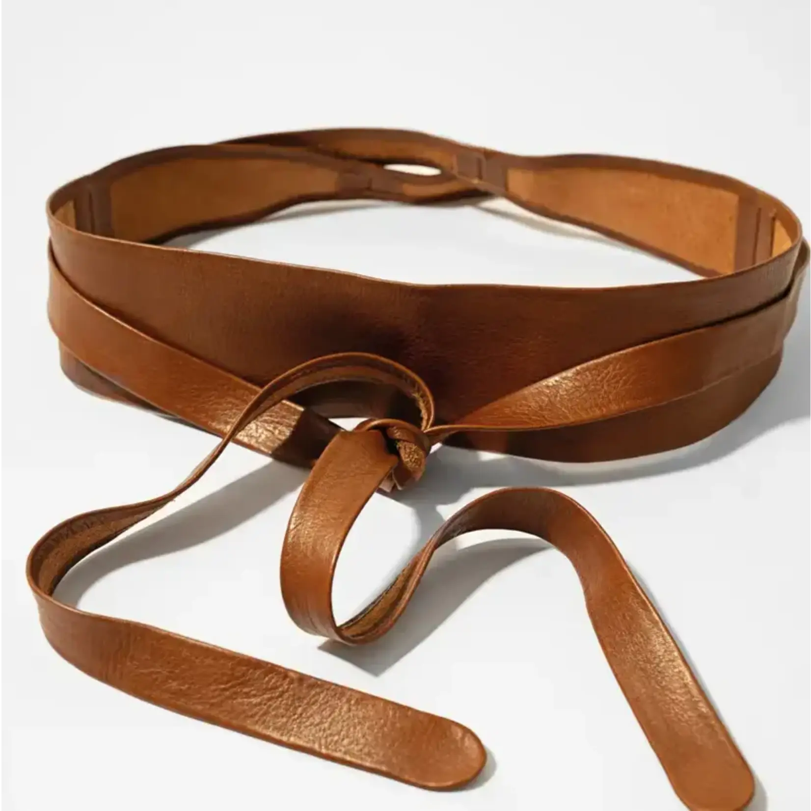 ADA Original Leather Wrap Belt in Whiskey