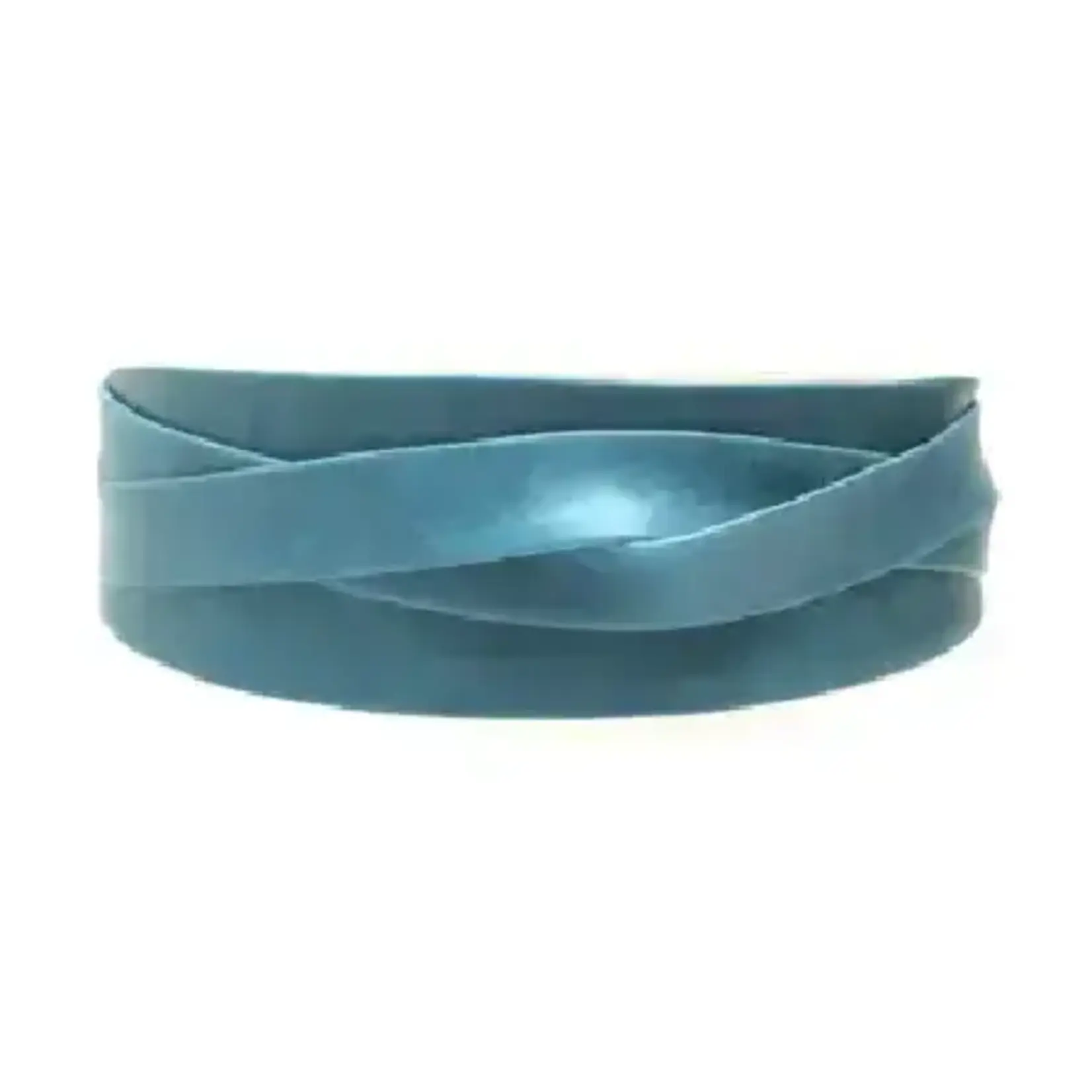 ADA Original Leather Wrap Belt in Mosaic Blue