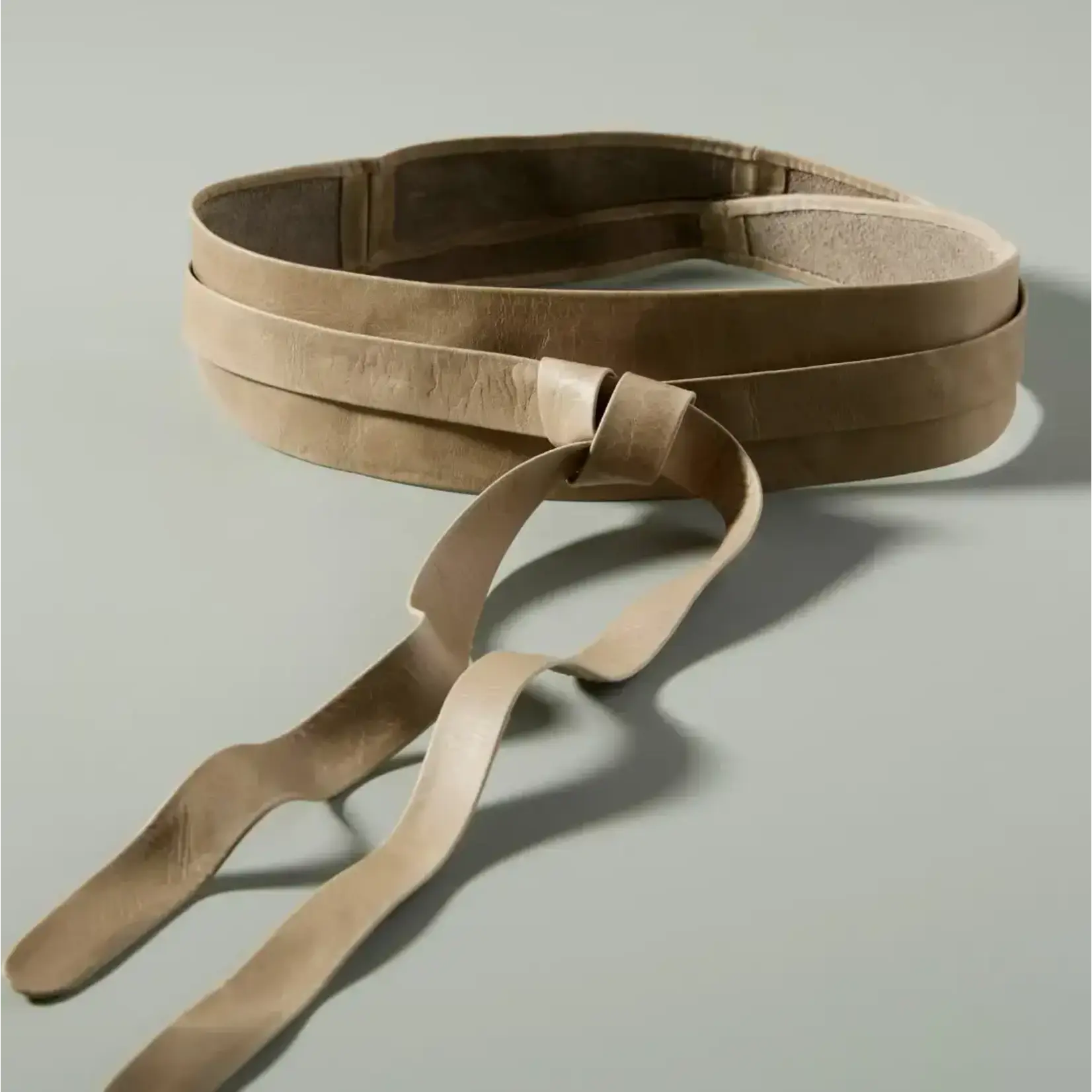 ADA Original Leather Wrap Belt in Mushroom