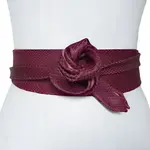 ADA Original Leather Wrap Belt in Orchid Python
