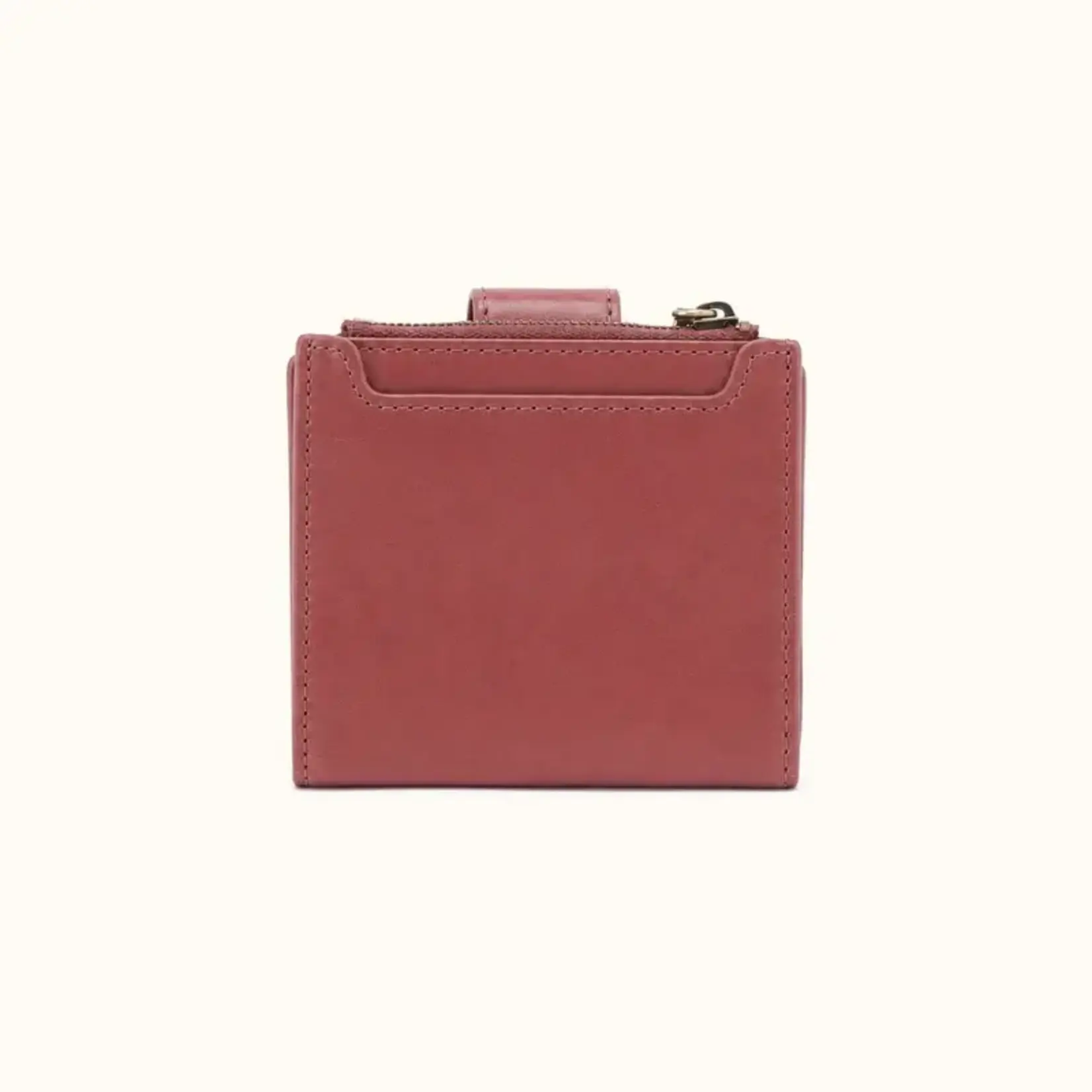 HOBO Dunn Mini Wallet in Rosewood