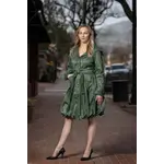 Samuel Dong Classic Bubble Coat Night Green