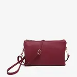 Jen & Co Riley Vegan Leather Double-Sided Wristlet/Crossbody - Jam