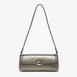 Jen & Co Rochelle Baguette Flapover Shoulder Bag Pewter