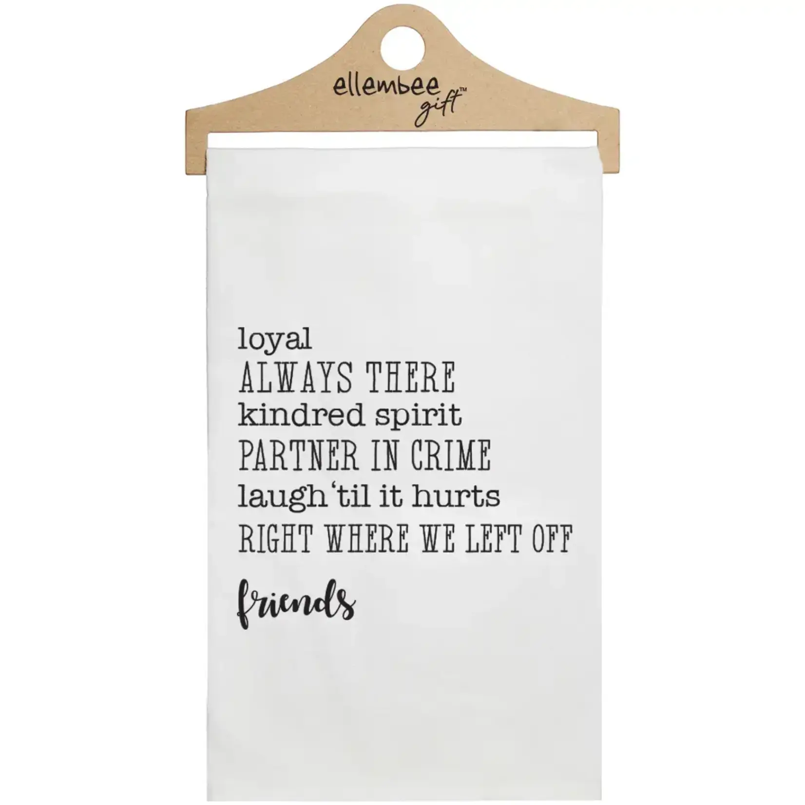 Friends Favorite Things Kitchen Dish Tea Towel