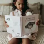 Bunnies By  Bay Pretty Girl Board Book (Brown Hair)