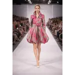 Samuel Dong Jacquard Bubble Coat Dress