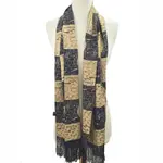 Silk Fringed Music Scarf
