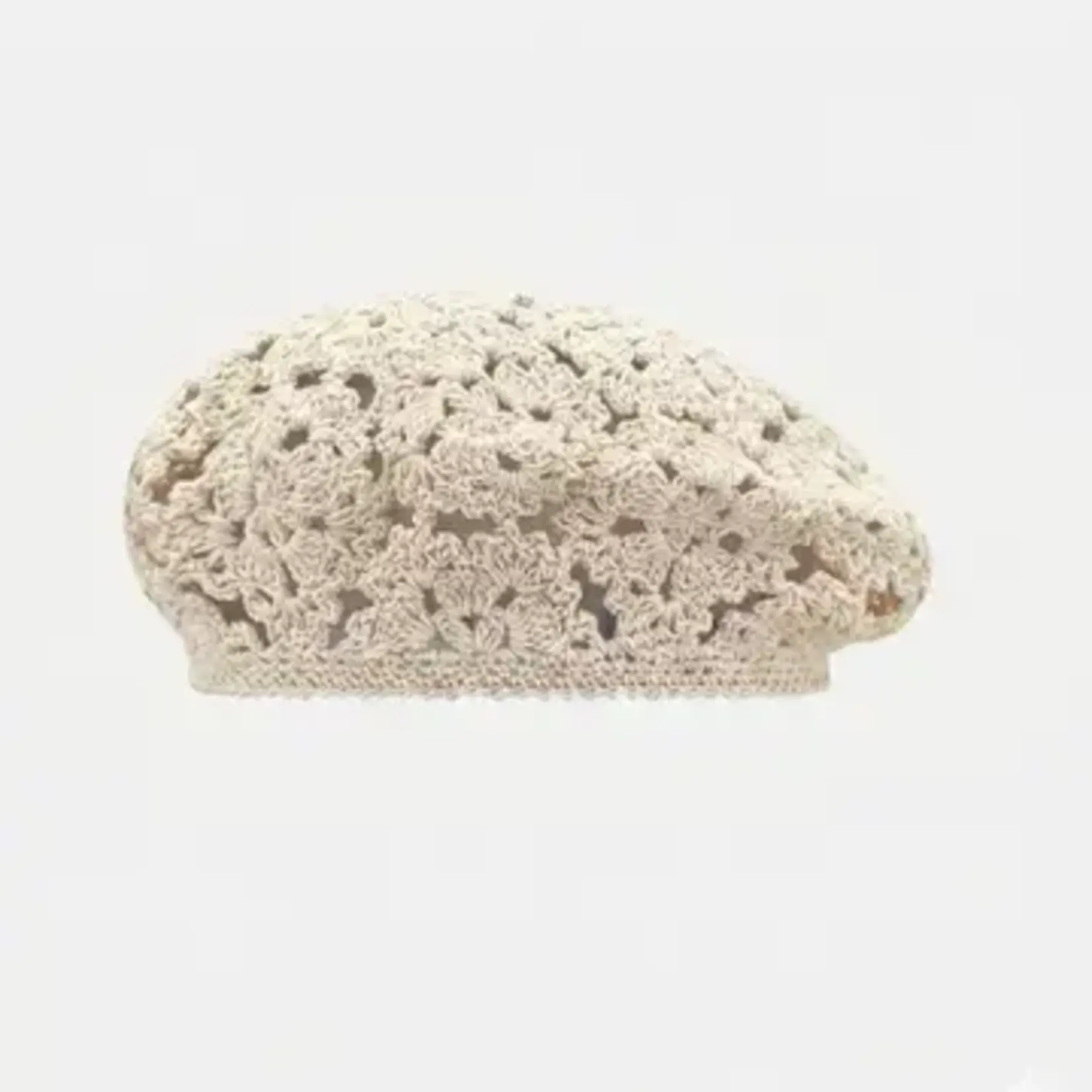 Dipped Shop Handmade Crochet Hollow Out Knit Beret Hat