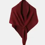 Dipped Shop Simple Wool Blend Warm Triangle Winter Scarf