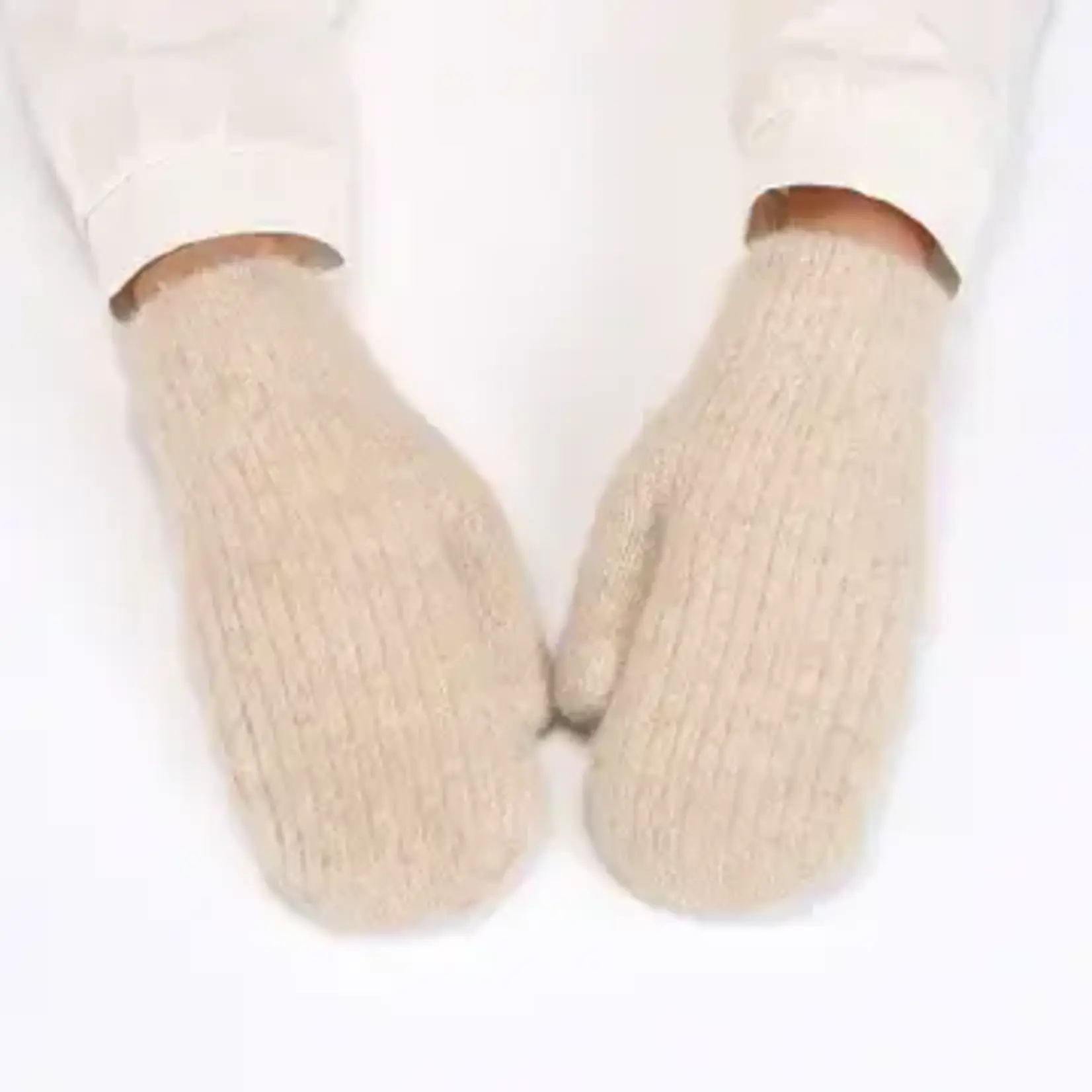 Dipped Shop Simple Padded Knit Mittens Gloves