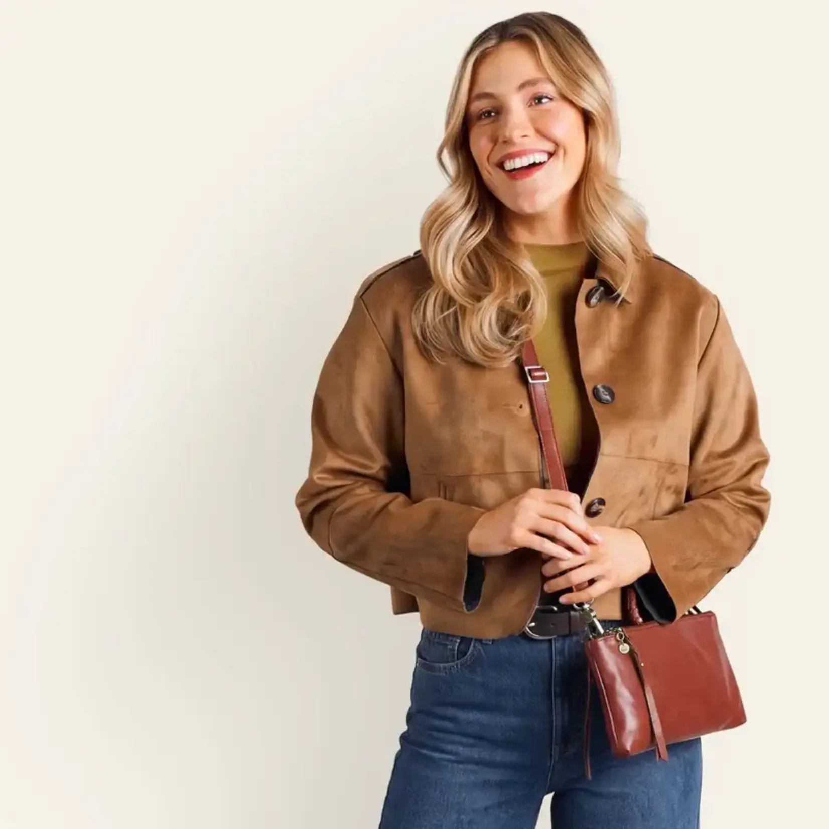 HOBO Sable Crossbody Kindling Brown